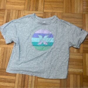 Hurley Graphic Crop Tee – Youth L (Fits XS/S)